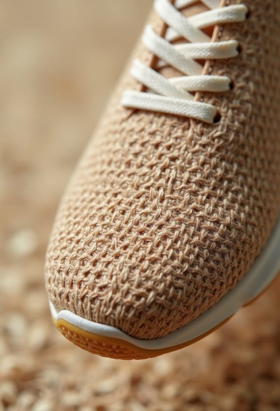 breathable moisture wicking hemp footwear