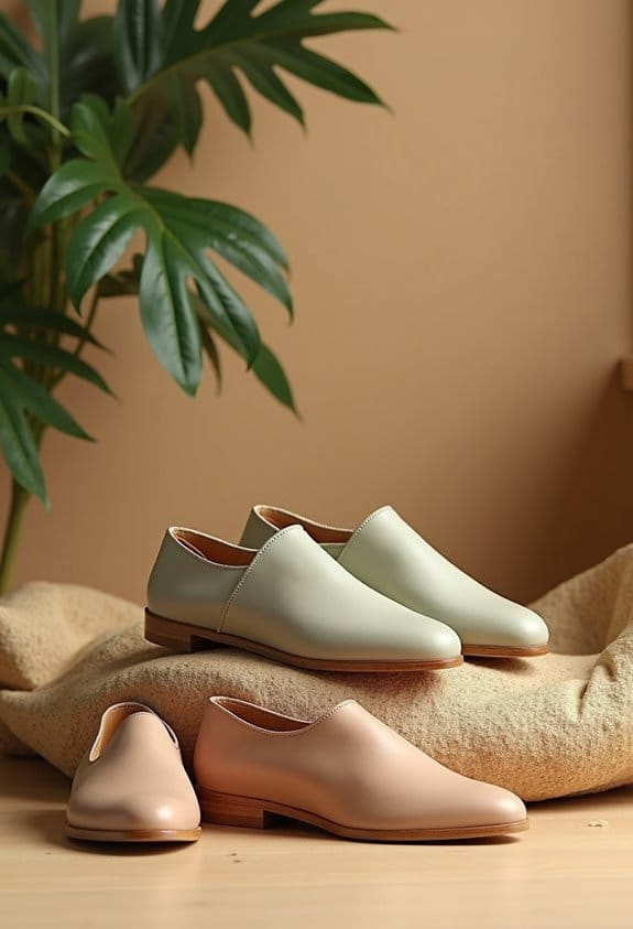 comfortable vegan leather footwear