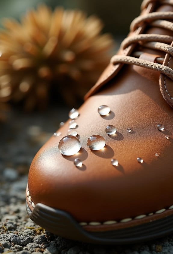 mushroom leather s natural water resistance