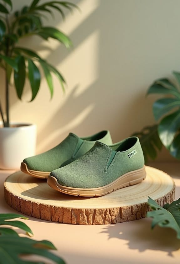 recycled bottles transformed into footwear