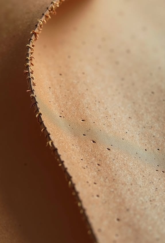 scuff marks on vegan leather