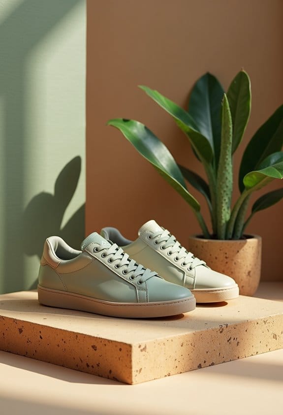 stylish sustainable cactus sneakers