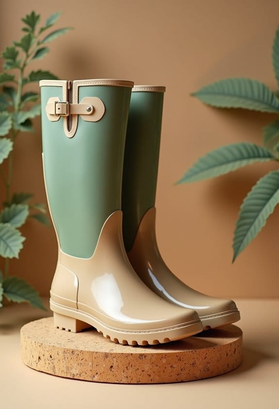stylish waterproof vegan boots