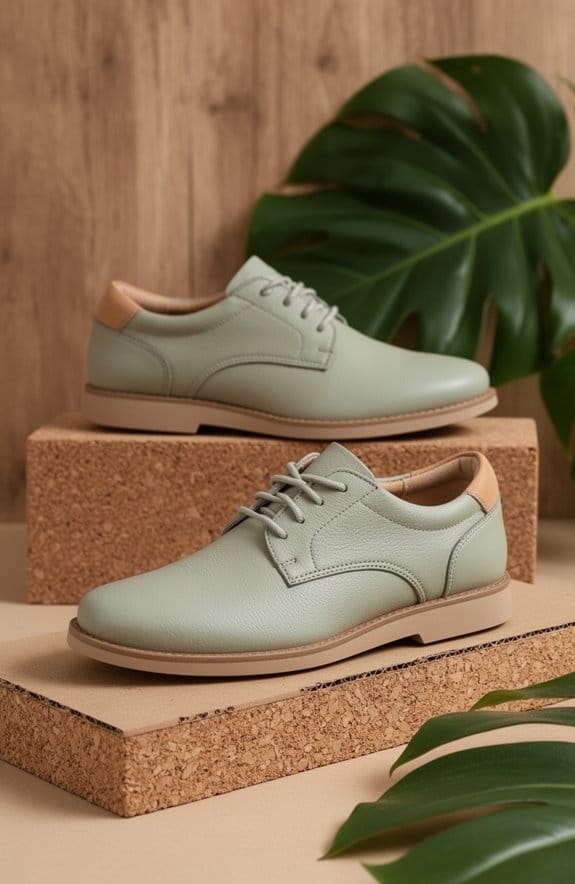 sustainable cactus leather footwear