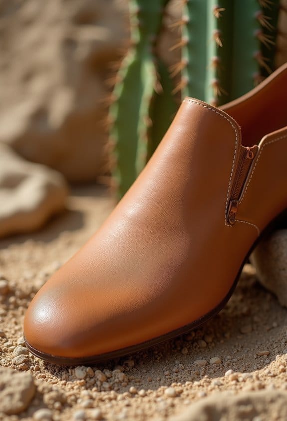 sustainable cactus leather footwear