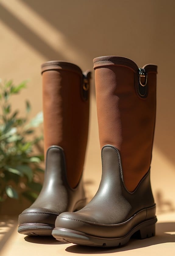 sustainable comfortable stylish rain boots