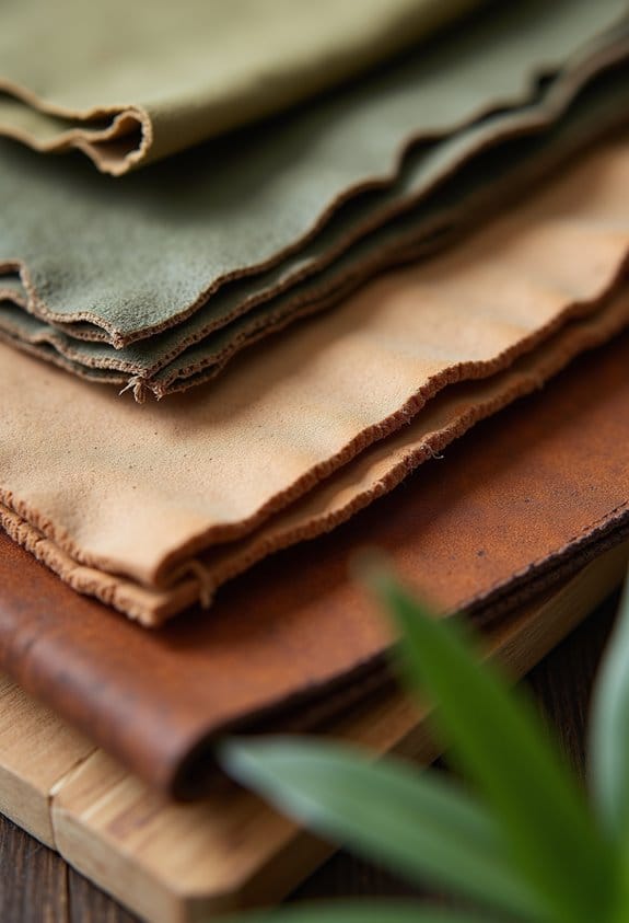 sustainable plant based leather options