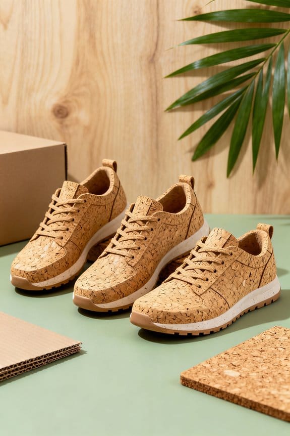 sustainable stylish cork sneakers