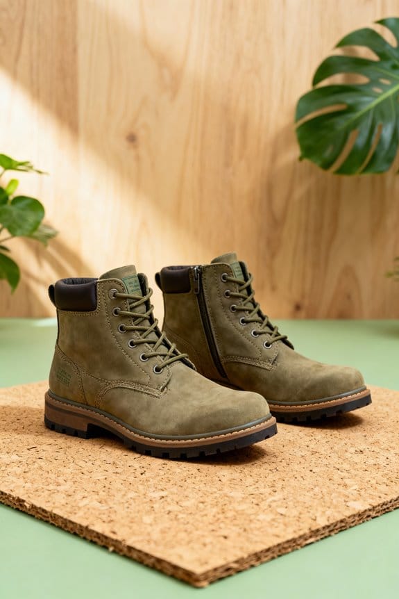 vegan composite toe boots