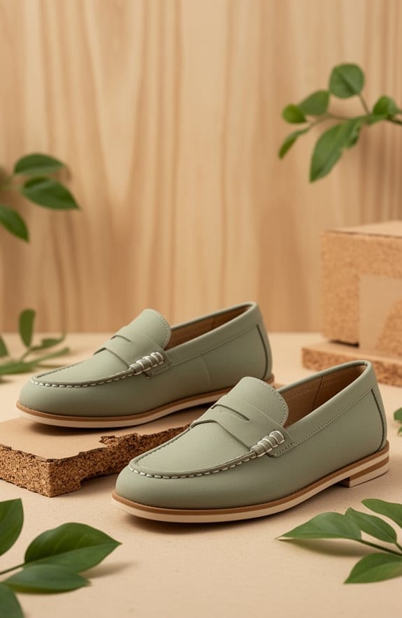 vegan stylish penny loafers
